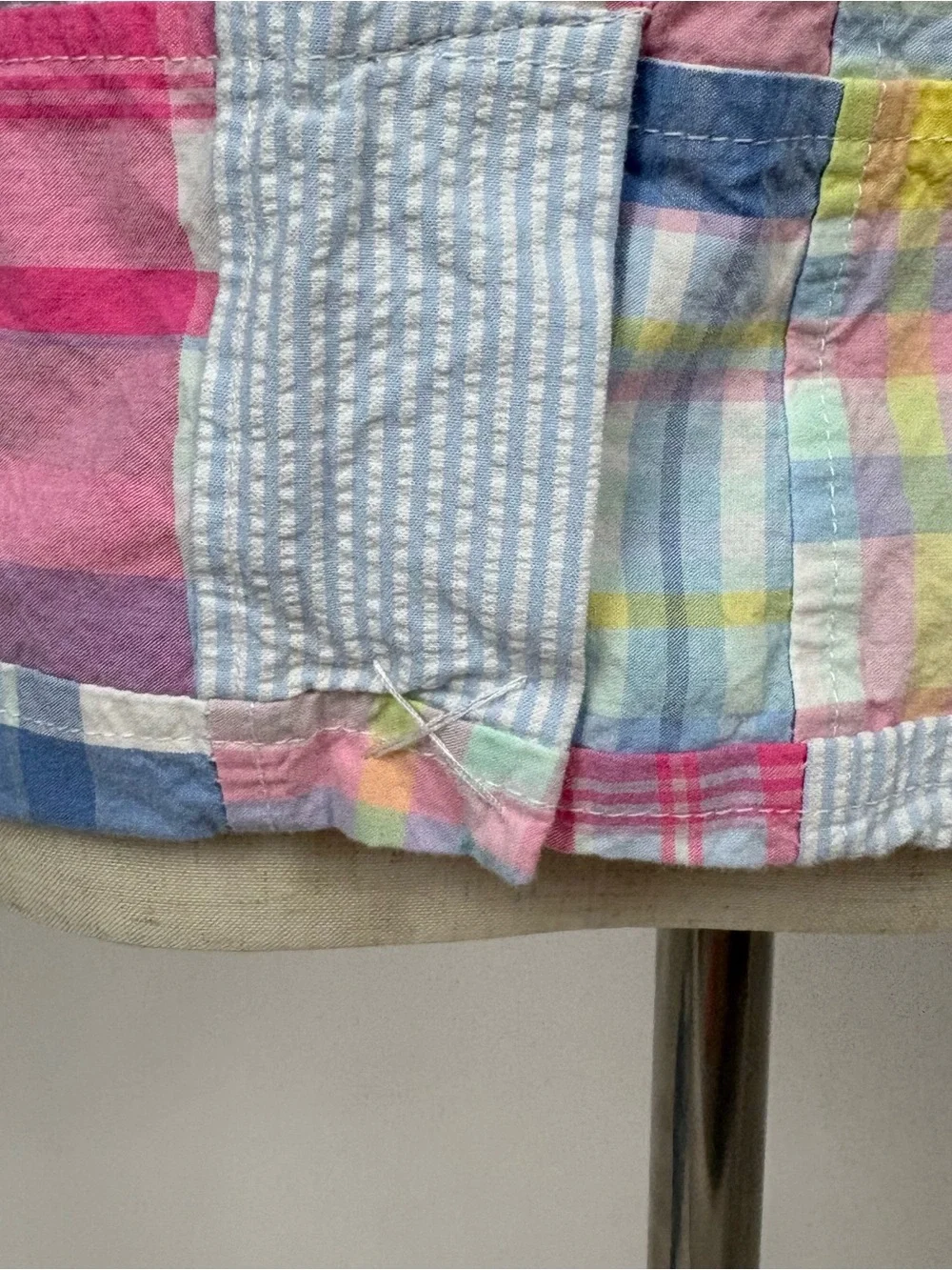 Kids Gymboree Spring Patchwork Plaid Cotton Blazer Cottage Preppy Size 5T